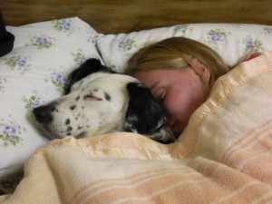 Spoiled in bed